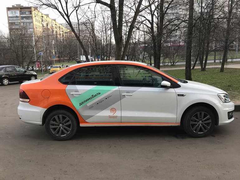 Каршеринг Делимобиль в Москве