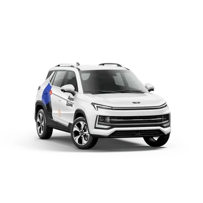 Москвич 3e в Яндекс Драйв